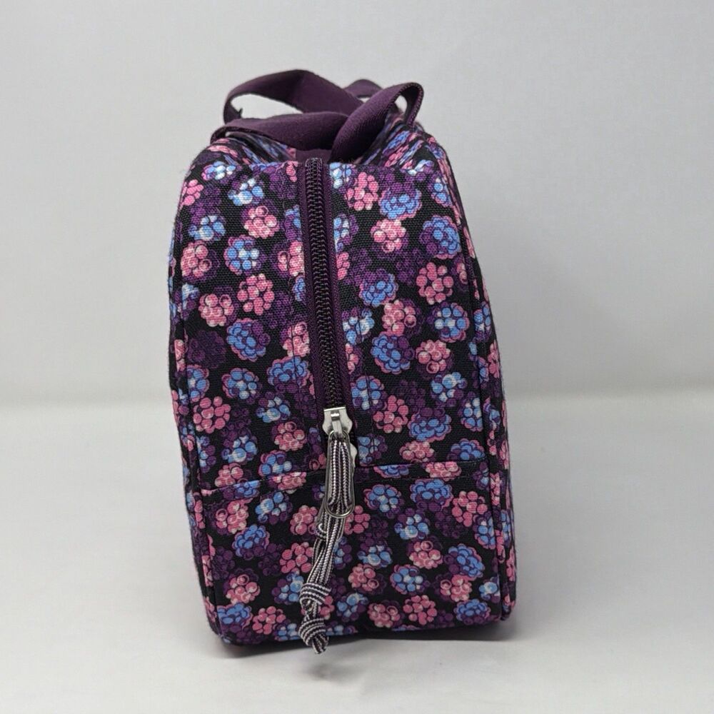 Vera Bradley Lighten Up Travel Organizer Berry Burst NWT Cosmetic Toiletry Bag - Picture 7 of 16